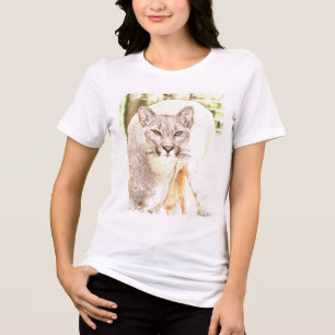 HAMbyWG - Fitted Burnout T-Shirt - Cougar Tri-Blend Shirt