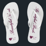 HAMbyWG - Flip-Flops - Beautiful Bride Flip Flops<br><div class="desc">HAMbyWG - Flip-Flops - Beautiful Bride</div>