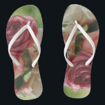 HAMbyWG - Flip-Flops - Watercolor Roses Flip Flops<br><div class="desc">HAMbyWG - Flip-Flops - Watercolor Roses - Beautiful</div>