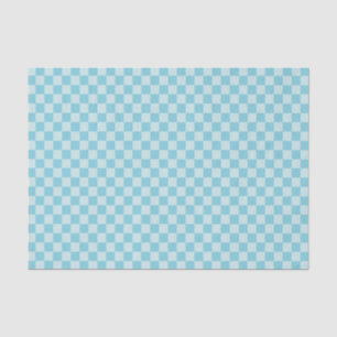 HAMbyWG - Gift Tissue - Aqua-Blue Gingham Tissue Paper