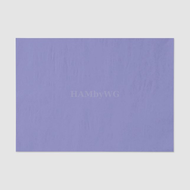 HAMbyWG - Gift Tissue - Lilac Paper (Front)