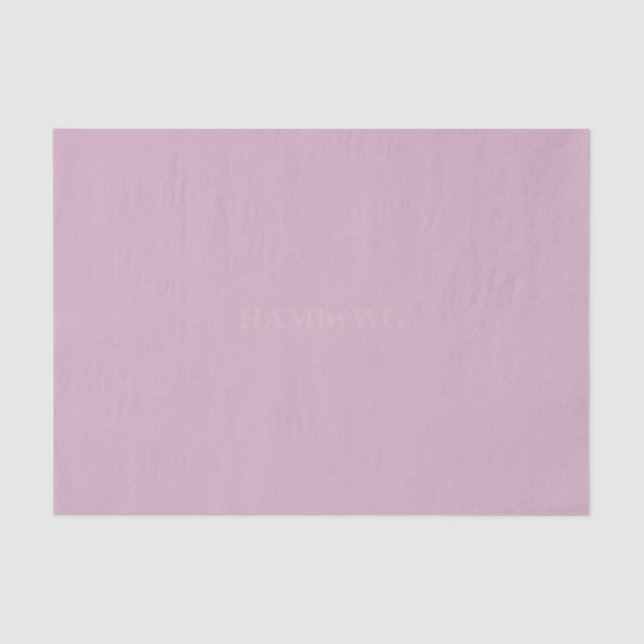 HAMbyWG - Gift Tissue - Muave Tissue Paper (Front)