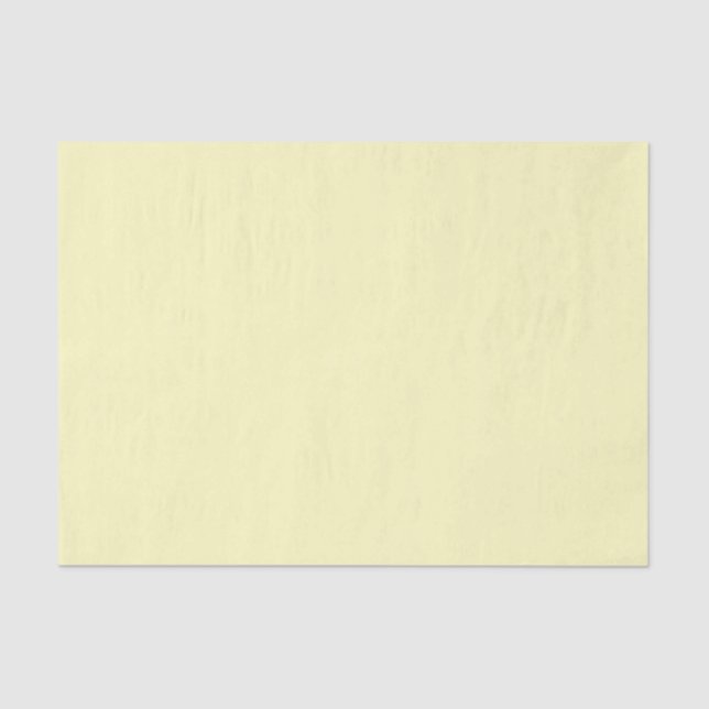 HAMbyWG - Gift Tissue - Pale Yellow Tissue Paper (Front)