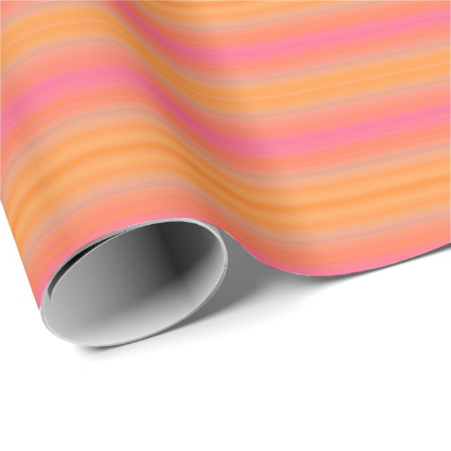 HAMbyWG - Gift Wrap -  Bright Orange Pink (Roll Corner)