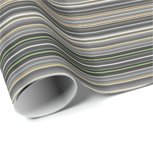 HAMbyWG - Gift Wrap - Diamond Grey Gradient Stripe