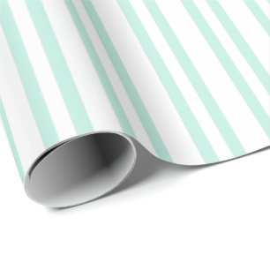 HAMbyWG - Gift Wrap - Mint Stripes 1