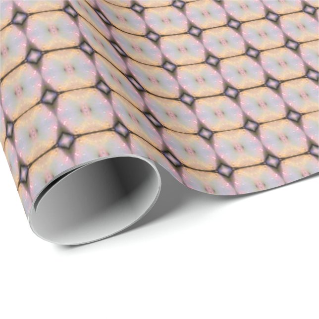 HAMbyWG - Gift Wrap - Peachy Pink Glow - Art Deco (Roll Corner)