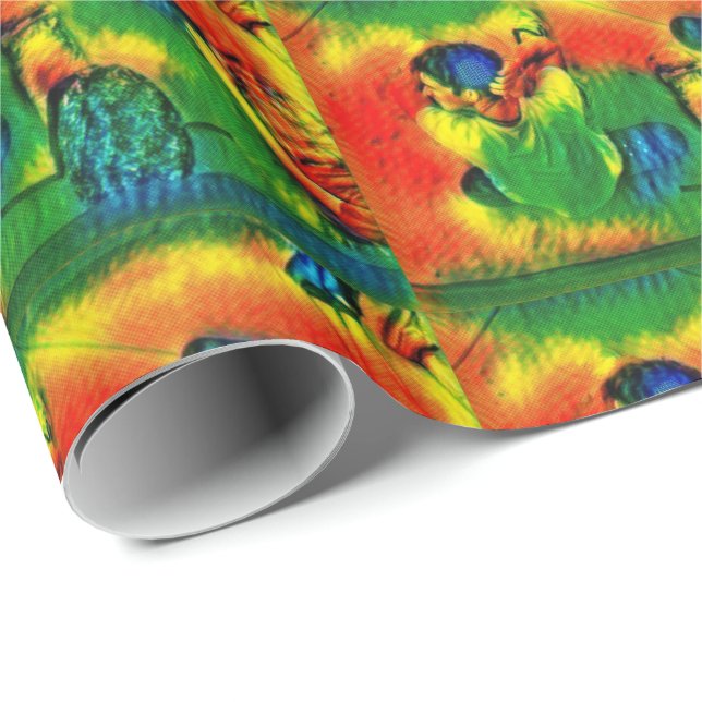HAMbyWG - Gift Wrap - Skateboarder Heat Image (Roll Corner)