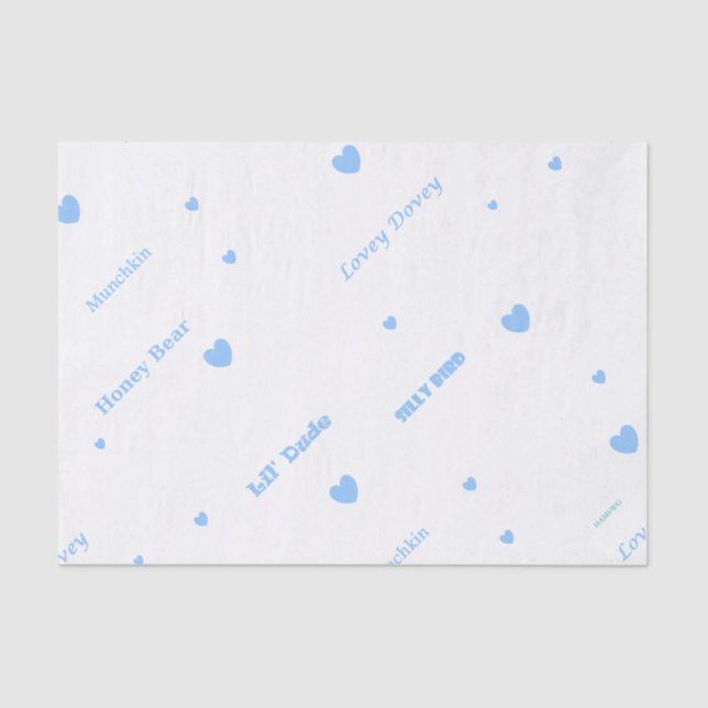 HAMbyWG Gift Wrap Tissue - Baby Boy Tissue Paper (Front)
