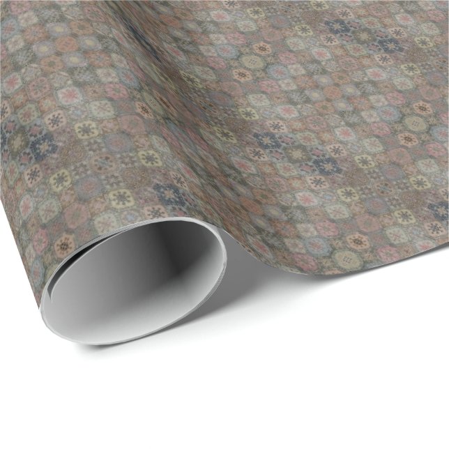 HAMbyWG - Gift Wrap - Vintage Diamond Pattern (Roll Corner)