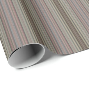 HAMbyWG - Gift Wrap - Vintage Mauve Stripe