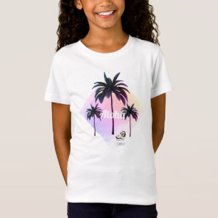 HAMbyWG Girl's Hawaiin Theme  Palm Trees T-Shirt