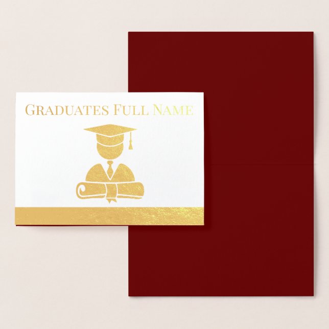 HAMbyWG - Graduation Theme Foil Card (Display)