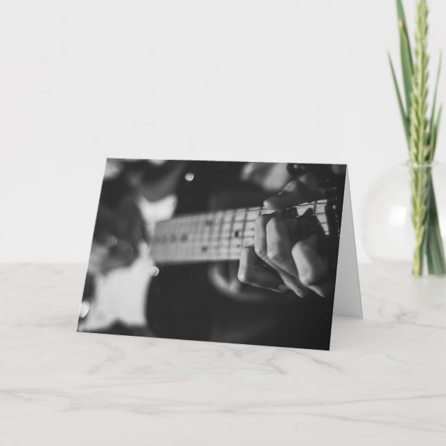 HAMbyWG - Greeting Card - Guitar Player (Front)