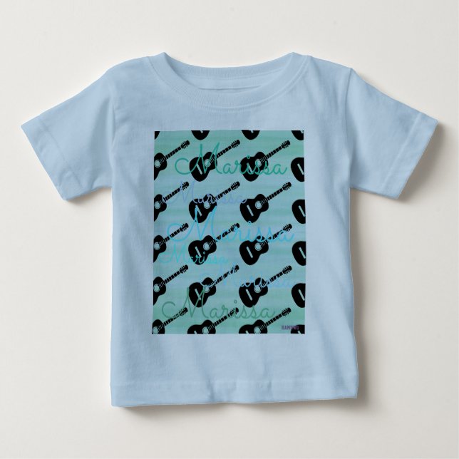HAMbyWG -  Guitar T-Shirt with your name (Front)