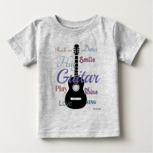 HAMbyWG - Guitar Theme Baby T-Shirt
