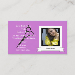 HAMbyWG Hairdresser's Photo Business Card