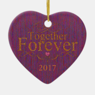 HAMbyWG - Heart Shaped Ornament - Together Forever