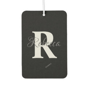 HAMbyWG - Heart With Monogram Car Air Freshener