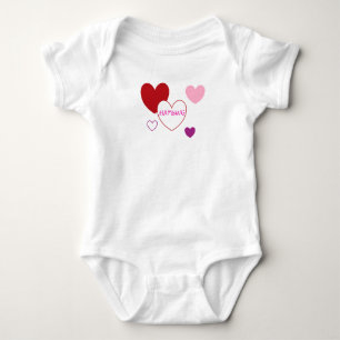 HAMbyWG - Hearts w/Logo T's Baby Bodysuit
