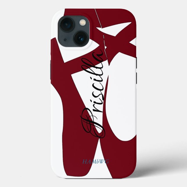 HAMbyWG I Phone  Case - Ballet Shoes (Back)