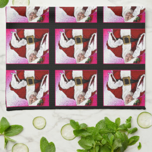 HAMbyWG - Kitchen Towel 16" x 24" - Santa Claus