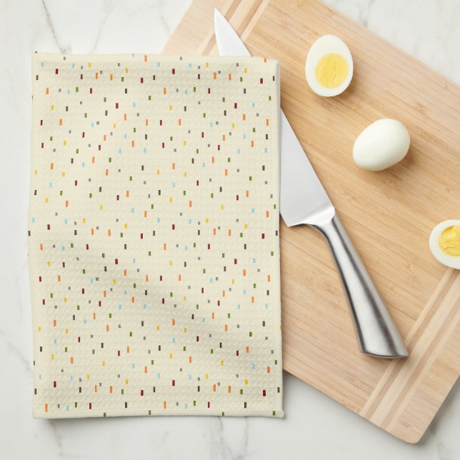 HAMbyWG - Kitchen Towels - Multi Coloured Speckles (Quarter Fold)