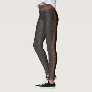 HAMbyWG - Leggings - Black Bead - Cut Out Look