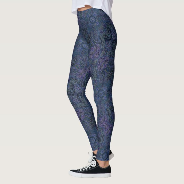 HAMbyWG - Leggings - Blue Persian Gypsy (Left)