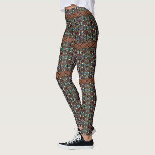HAMbyWG - Leggings - Cabuchen w Criss Cross/Tan