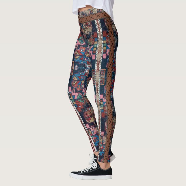 HAMbyWG  Leggings - Colourful Indian - Cut Out Loo (Left)