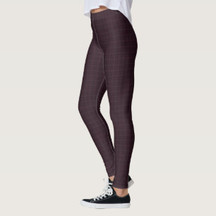 HAMbyWG - Leggings - Dark Cherry Plaid