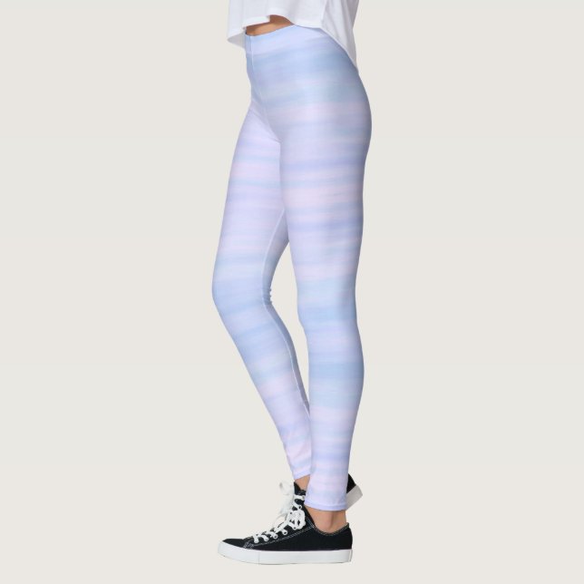 HAMbyWG - Leggings - Light blue Watercolors (Left)
