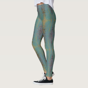 HAMbyWG - Leggings - Spray Paint - Muted Aqua