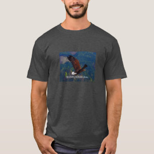 HAMbyWG Men's Basic Dark T-Shirt - Eagle Logo