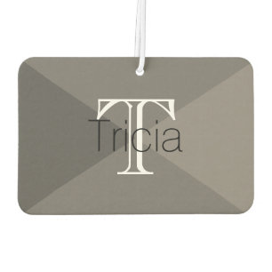HAMbyWG - Modern 4 Shade Monogram Photo Car Air Freshener