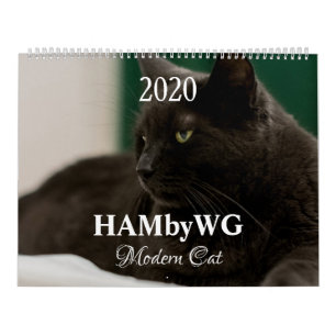 HAMbyWG Modern Cats Calendar