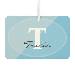 HAMbyWG - Modern Monogram Photo Car Air Freshener
