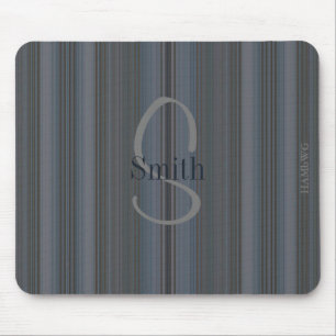 HAMbyWG - Monogram Mouse Pad  Blue Stripe