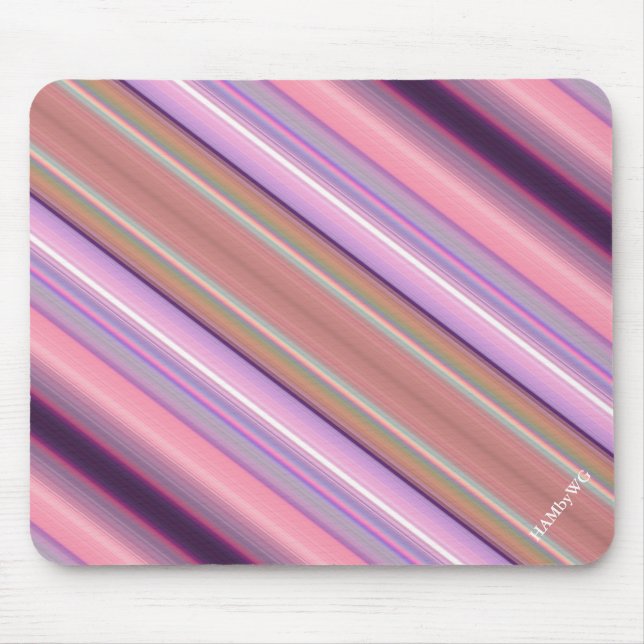 HAMbyWG - Mouse Pad - Deco Diagonal Stripe (Front)