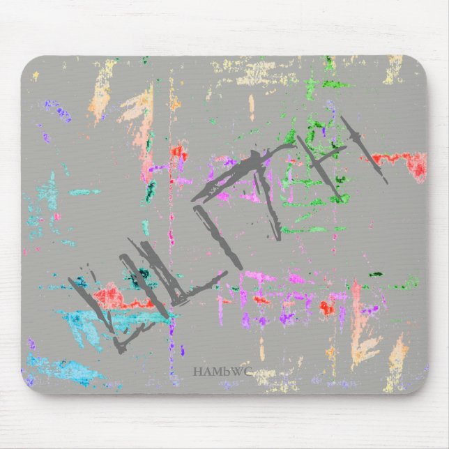 HAMbyWG - Mouse Pad -   Distressed (Front)