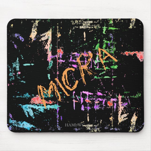 HAMbyWG - Mouse Pad -   Distressed (Front)