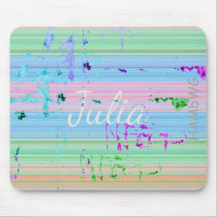 HAMbyWG - Mouse Pad - Distressed Pastel Stripe