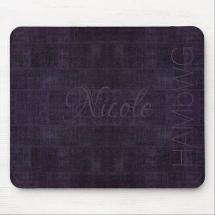 HAMbyWG - Mouse Pad - Distressed Plum