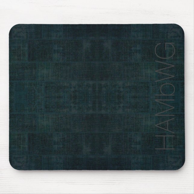 HAMbyWG - Mouse Pad - Distressed Teal (Front)