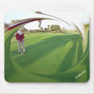 HAMbyWG - Mouse Pad - Golfer
