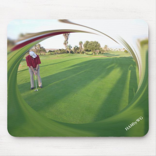 HAMbyWG - Mouse Pad - Golfer (Front)