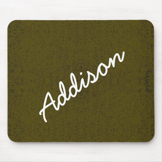 HAMbyWG - Mouse Pad - Graphic Colour - Olive (Front)