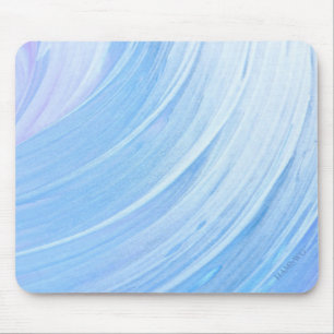 HAMbyWG - Mouse Pad - silver-blue Swirl