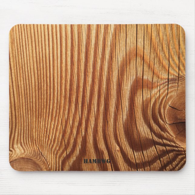 HAMbyWG - Mouse Pad -   Wood Image - natural (Front)